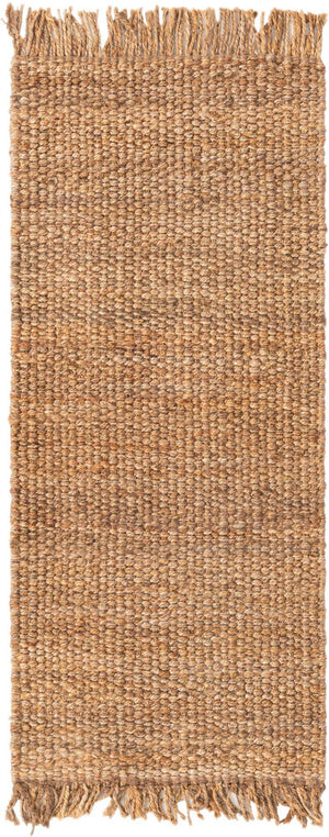 Natural 2' 7 x 6' 1 Chunky Jute Runner Area Rug 100% All Natural Jute Sustainable Eco-Friendly Carpet Mat for Natural Interior Design Homes for Sale at Rug Engine