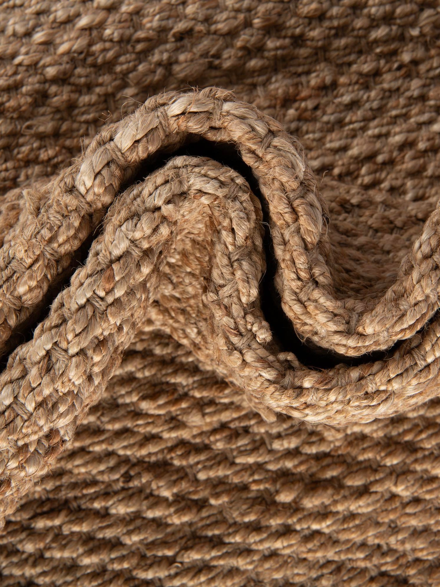 Natural 2' 7 x 12' Chunky Jute Runner Area Rug 100% All Natural Jute Sustainable Eco-Friendly Carpet Mat for Natural Interior Design Homes for Sale at Rug Engine