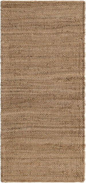 Natural 2' 7 x 6' 1 Chunky Jute Runner Area Rug 100% All Natural Jute Sustainable Eco-Friendly Carpet Mat for Natural Interior Design Homes for Sale at Rug Engine