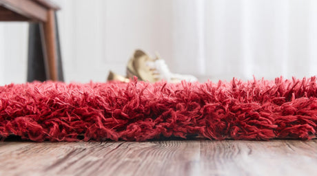 Lipstick 2' x 6' 1 Marilyn Monroe Opulence Shag Runner Area Rug Thick Soft Touch Fluffy & Plush Shaggy Pile 100% Polyester Carpet for Living, Dining, Bedroom, Office for Sale at Rug Engine