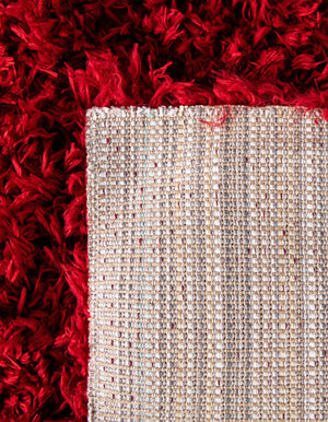 Lipstick 4' 1 x 6' 1 Marilyn Monroe Opulence Shag Rectangle Area Rug Thick Soft Touch Fluffy & Plush Shaggy Pile