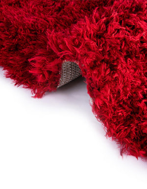 Lipstick 4' 1 x 6' 1 Marilyn Monroe Opulence Shag Rectangle Area Rug Thick Soft Touch Fluffy & Plush Shaggy Pile