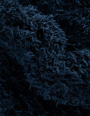 Aegean Blue 2' x 6' 1 Marilyn Monroe Opulence Shag Runner Area Rug Thick Soft Touch Fluffy & Plush Shaggy Pile