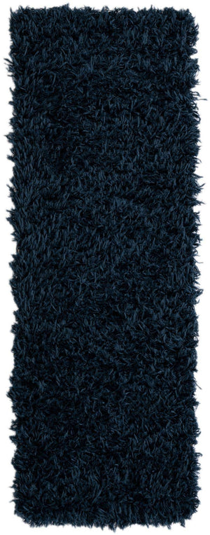 Aegean Blue 2' x 6' 1 Marilyn Monroe Opulence Shag Runner Area Rug Thick Soft Touch Fluffy & Plush Shaggy Pile