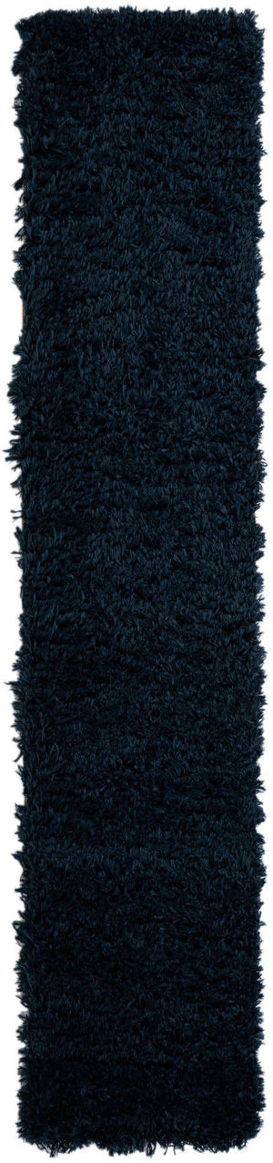 Aegean Blue 2' x 10' Marilyn Monroe Opulence Shag Runner Area Rug Thick Soft Touch Fluffy & Plush Shaggy Pile