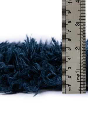 Aegean Blue 8' x 10' Marilyn Monroe Opulence Shag Rectangle Area Rug Thick Soft Touch Fluffy & Plush Shaggy Pile