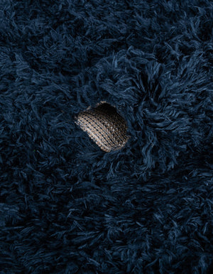 Aegean Blue 4' 1 x 6' 1 Marilyn Monroe Opulence Shag Rectangle Area Rug Thick Soft Touch Fluffy & Plush Shaggy Pile