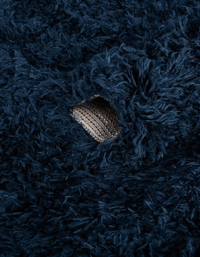 Aegean Blue 4' 1 x 6' 1 Marilyn Monroe Opulence Shag Rectangle Area Rug Thick Soft Touch Fluffy & Plush Shaggy Pile