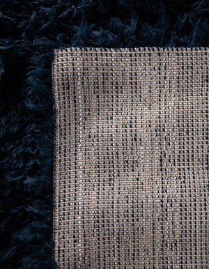 Aegean Blue 4' 1 x 6' 1 Marilyn Monroe Opulence Shag Rectangle Area Rug Thick Soft Touch Fluffy & Plush Shaggy Pile
