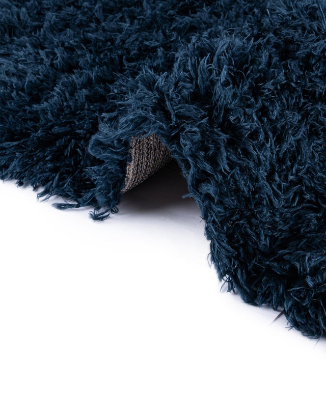 Aegean Blue 9' x 12' Marilyn Monroe Opulence Shag Rectangle Area Rug Thick Soft Touch Fluffy & Plush Shaggy Pile