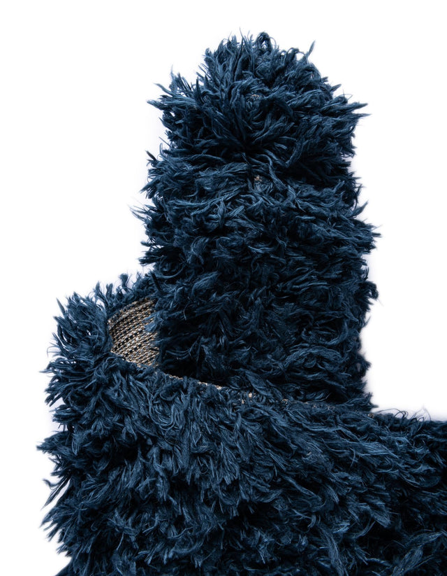 Aegean Blue 9' x 12' Marilyn Monroe Opulence Shag Rectangle Area Rug Thick Soft Touch Fluffy & Plush Shaggy Pile