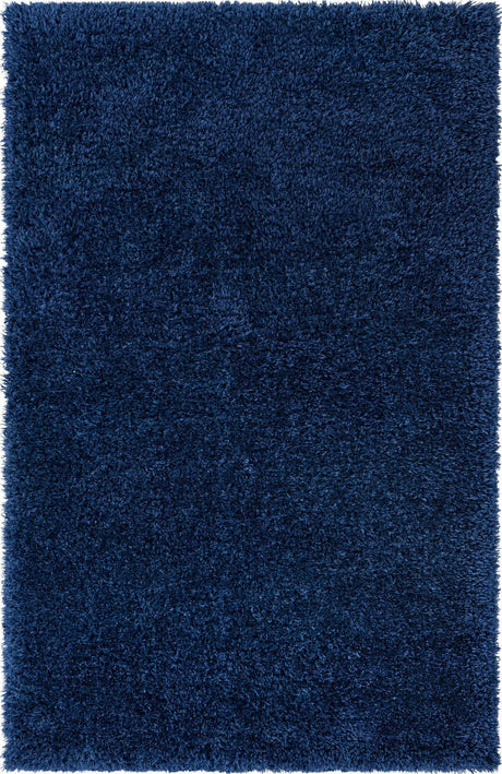 Aegean Blue 5' 1 x 8' Marilyn Monroe Opulence Shag Rectangle Area Rug Thick Soft Touch Fluffy & Plush Shaggy Pile