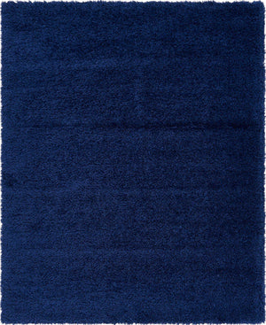 Aegean Blue 8' x 10' Marilyn Monroe Opulence Shag Rectangle Area Rug Thick Soft Touch Fluffy & Plush Shaggy Pile