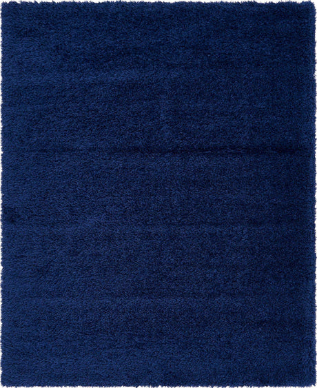 Aegean Blue 8' x 10' Marilyn Monroe Opulence Shag Rectangle Area Rug Thick Soft Touch Fluffy & Plush Shaggy Pile