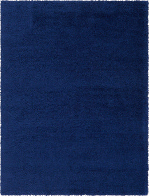 Aegean Blue 9' x 12' Marilyn Monroe Opulence Shag Rectangle Area Rug Thick Soft Touch Fluffy & Plush Shaggy Pile