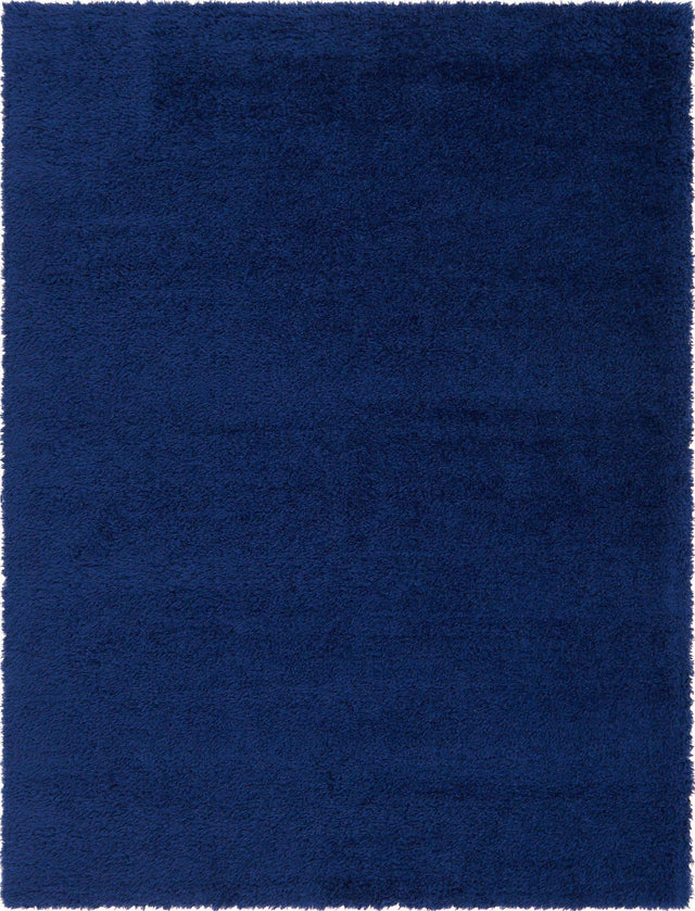 Aegean Blue 9' x 12' Marilyn Monroe Opulence Shag Rectangle Area Rug Thick Soft Touch Fluffy & Plush Shaggy Pile