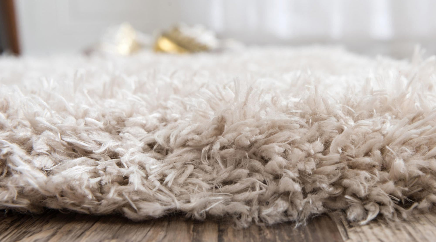 Blonde 2' x 10' Marilyn Monroe Opulence Shag Runner Area Rug Thick Soft Touch Fluffy & Plush Shaggy Pile 100% Polyester Carpet for Living, Dining, Bedroom, Office for Sale at Rug Engine