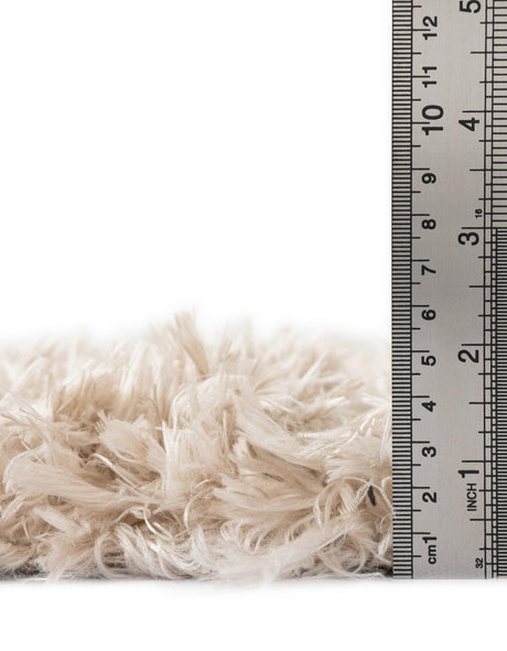 Blonde 6' x 9' Marilyn Monroe Opulence Shag Rectangle Area Rug Thick Soft Touch Fluffy & Plush Shaggy Pile 100% Polyester Carpet for Living, Dining, Bedroom, Office for Sale at Rug Engine