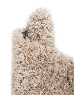 Blonde 4' 1 x 6' 1 Marilyn Monroe Opulence Shag Rectangle Area Rug Thick Soft Touch Fluffy & Plush Shaggy Pile