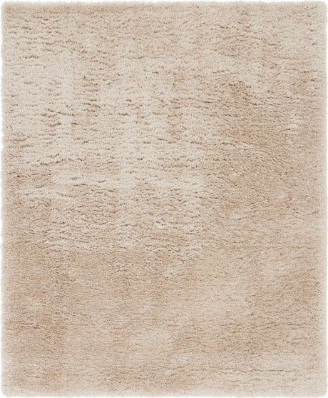 Blonde 8' x 10' Marilyn Monroe Opulence Shag Rectangle Area Rug Thick Soft Touch Fluffy & Plush Shaggy Pile