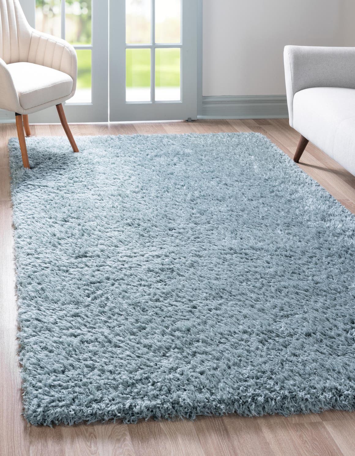 Niagara 9' x 12' Marilyn Monroe Opulence Shag Rectangle Area Rug Thick Soft Touch Fluffy & Plush Shaggy Pile 100% Polyester Carpet for Living, Dining, Bedroom, Office for Sale at Rug Engine