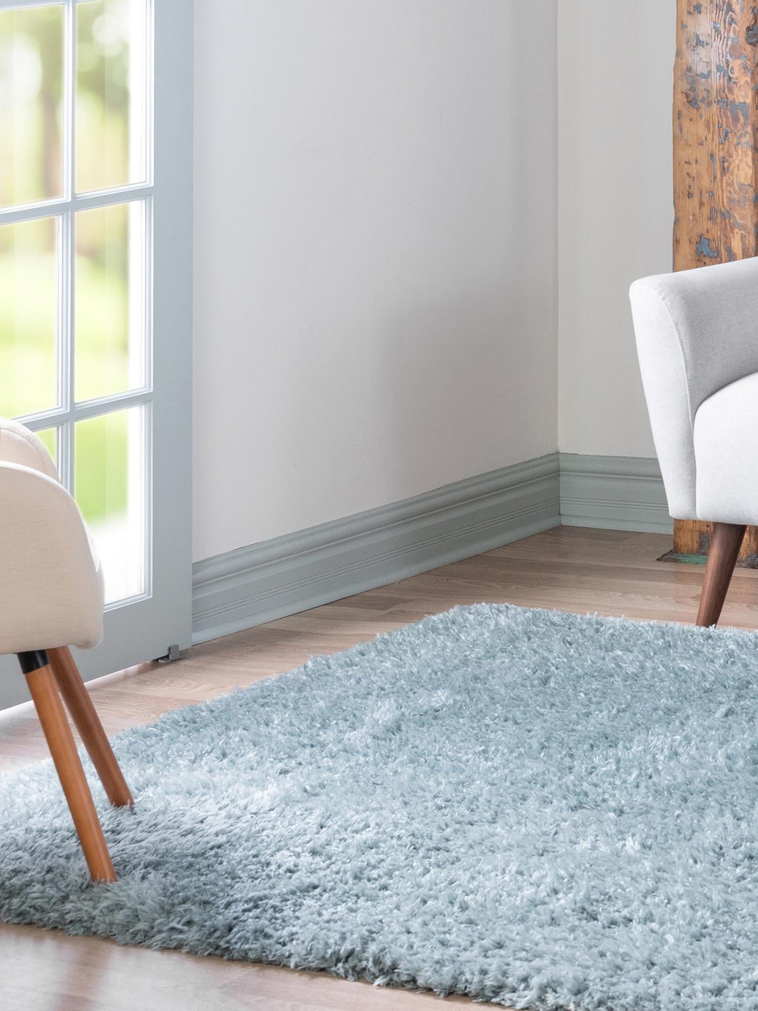 Niagara 4' 1 x 6' 1 Marilyn Monroe Opulence Shag Rectangle Area Rug Thick Soft Touch Fluffy & Plush Shaggy Pile 100% Polyester Carpet for Living, Dining, Bedroom, Office for Sale at Rug Engine