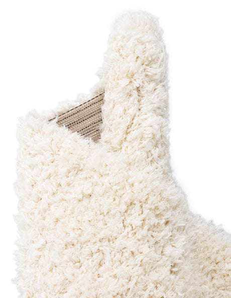 Bone 2' x 10' Marilyn Monroe Opulence Shag Runner Area Rug Thick Soft Touch Fluffy & Plush Shaggy Pile 100% Polyester Carpet for Living, Dining, Bedroom, Office for Sale at Rug Engine