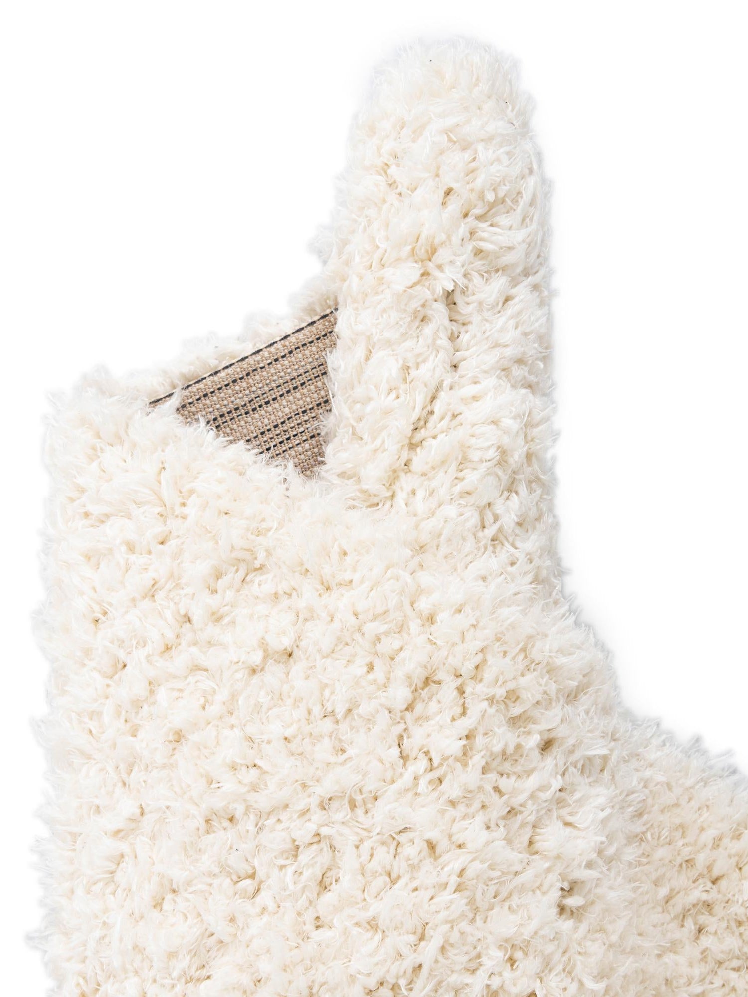 Bone 2' x 6' 1 Marilyn Monroe Opulence Shag Runner Area Rug Thick Soft Touch Fluffy & Plush Shaggy Pile 100% Polyester Carpet for Living, Dining, Bedroom, Office for Sale at Rug Engine