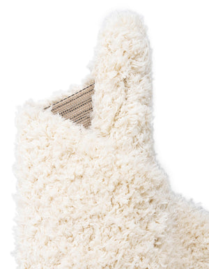Bone 2' x 6' 1 Marilyn Monroe Opulence Shag Runner Area Rug Thick Soft Touch Fluffy & Plush Shaggy Pile