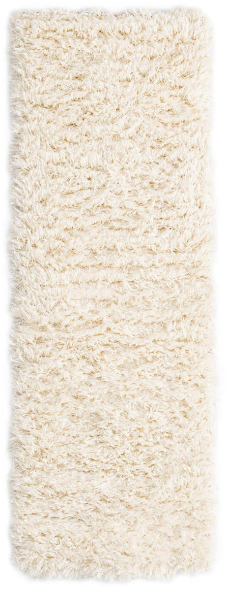 Bone 2' x 6' 1 Marilyn Monroe Opulence Shag Runner Area Rug Thick Soft Touch Fluffy & Plush Shaggy Pile