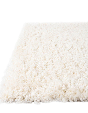 Bone 8' x 10' Marilyn Monroe Opulence Shag Rectangle Area Rug Thick Soft Touch Fluffy & Plush Shaggy Pile
