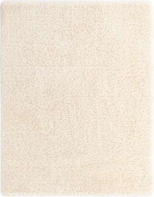Bone 8' x 10' Marilyn Monroe Opulence Shag Rectangle Area Rug Thick Soft Touch Fluffy & Plush Shaggy Pile