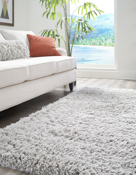 Silver Screen 8' x 10' Marilyn Monroe Opulence Shag Rectangle Area Rug Thick Soft Touch Fluffy & Plush Shaggy Pile 100% Polyester Carpet for Living, Dining, Bedroom, Office for Sale at Rug Engine