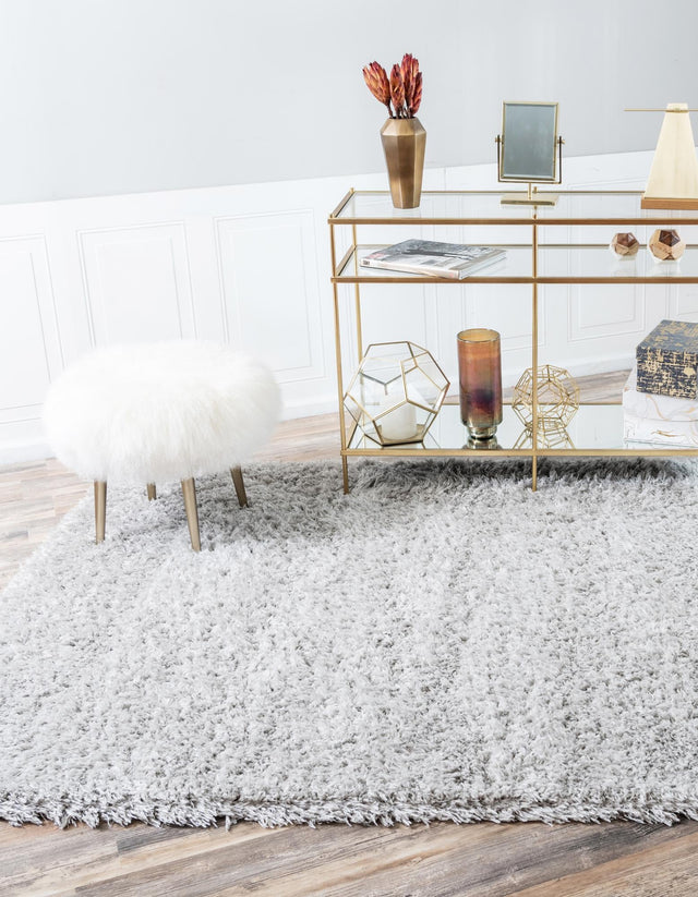 Silver Screen 4' 1 x 6' 1 Marilyn Monroe Opulence Shag Rectangle Area Rug Thick Soft Touch Fluffy & Plush Shaggy Pile