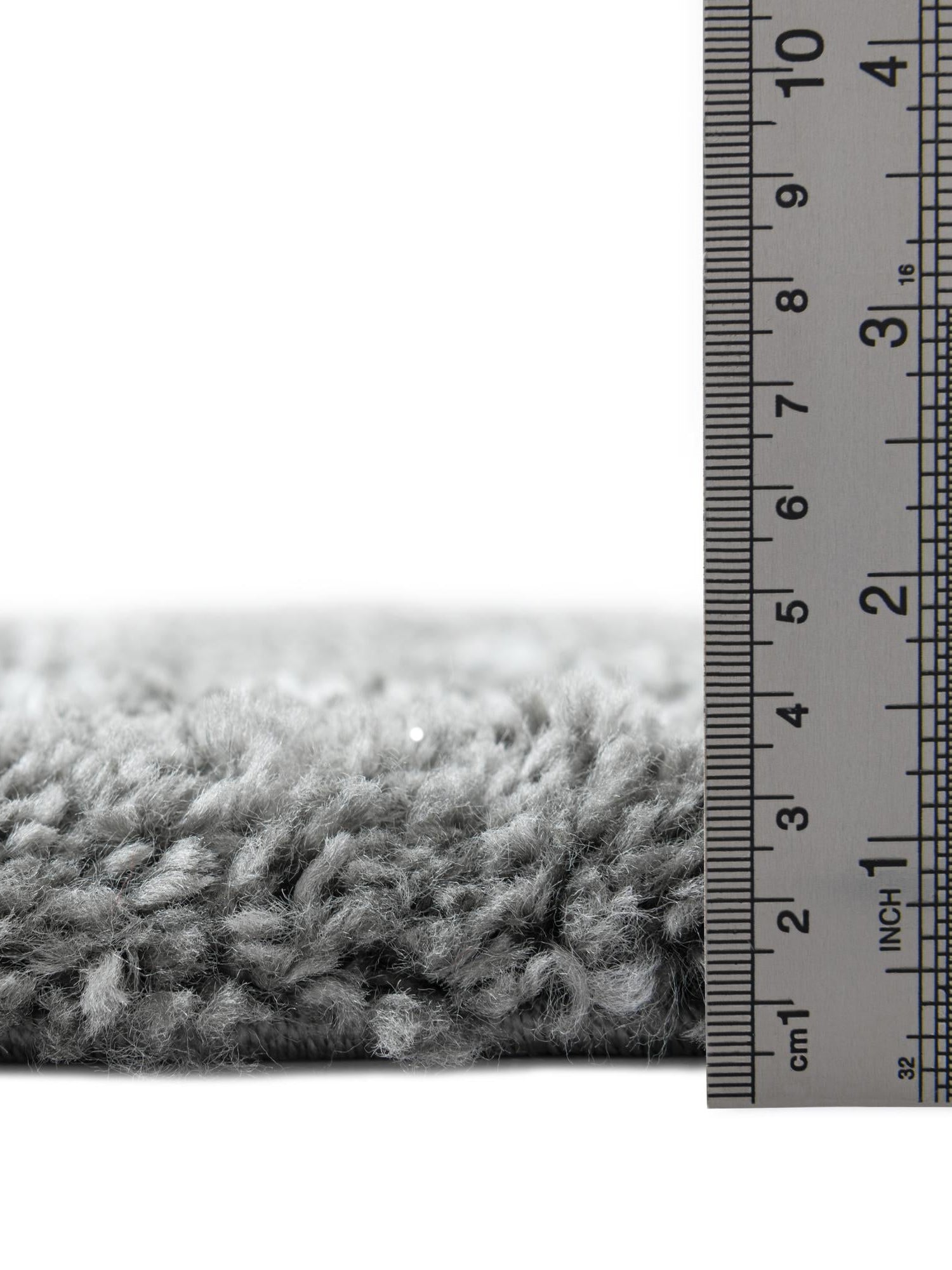 Gray 5' 1 x 8' Rabat Shag Rectangle Area Rug Thick Soft Touch Fluffy & Plush Shaggy Pile Durable Geometric Carpet for Luxury Interior Design for Sale at Rug Engine