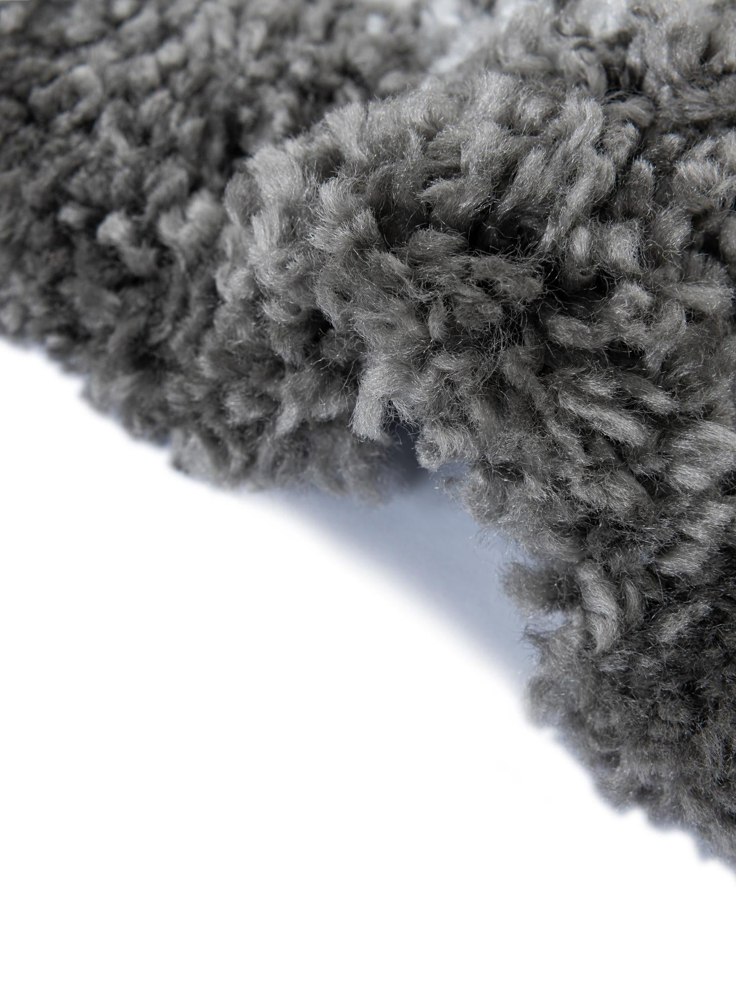 Gray 5' 1 x 8' Rabat Shag Rectangle Area Rug Thick Soft Touch Fluffy & Plush Shaggy Pile Durable Geometric Carpet for Luxury Interior Design for Sale at Rug Engine