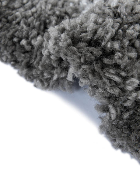 Gray 5' 1 x 8' Rabat Shag Rectangle Area Rug Thick Soft Touch Fluffy & Plush Shaggy Pile Durable Geometric Carpet for Luxury Interior Design for Sale at Rug Engine