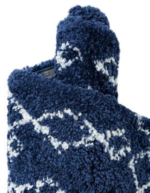 Navy Blue 2' 7 x 10' Rabat Shag Runner Area Rug Thick Soft Touch Fluffy & Plush Shaggy Pile
