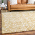 Yellow 8' x 8' Rabat Shag Square Area Rug Thick Soft Touch Fluffy & Plush Shaggy Pile
