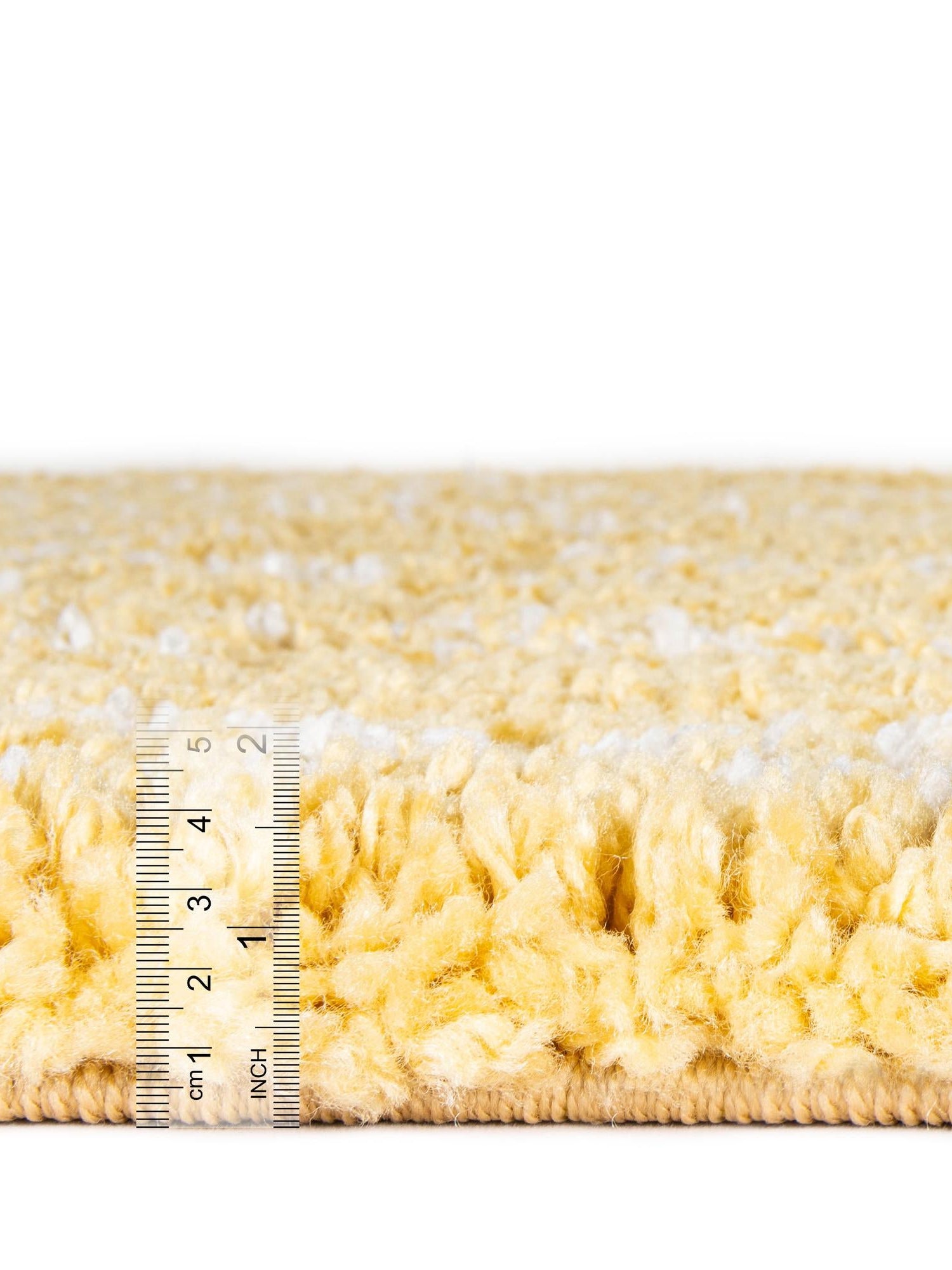 Yellow 8' x 10' Rabat Shag Rectangle Area Rug Thick Soft Touch Fluffy & Plush Shaggy Pile Durable Geometric Carpet for Luxury Interior Design for Sale at Rug Engine