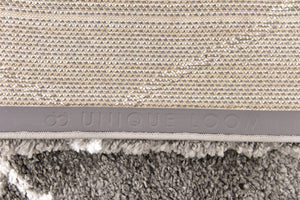 Gray 8' x 8' Rabat Shag Square Rug