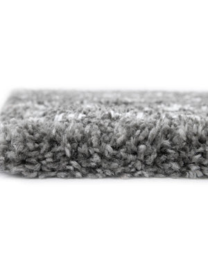 Gray 7' 10 x 10' Rabat Shag Rectangle Area Rug Thick Soft Touch Fluffy & Plush Shaggy Pile