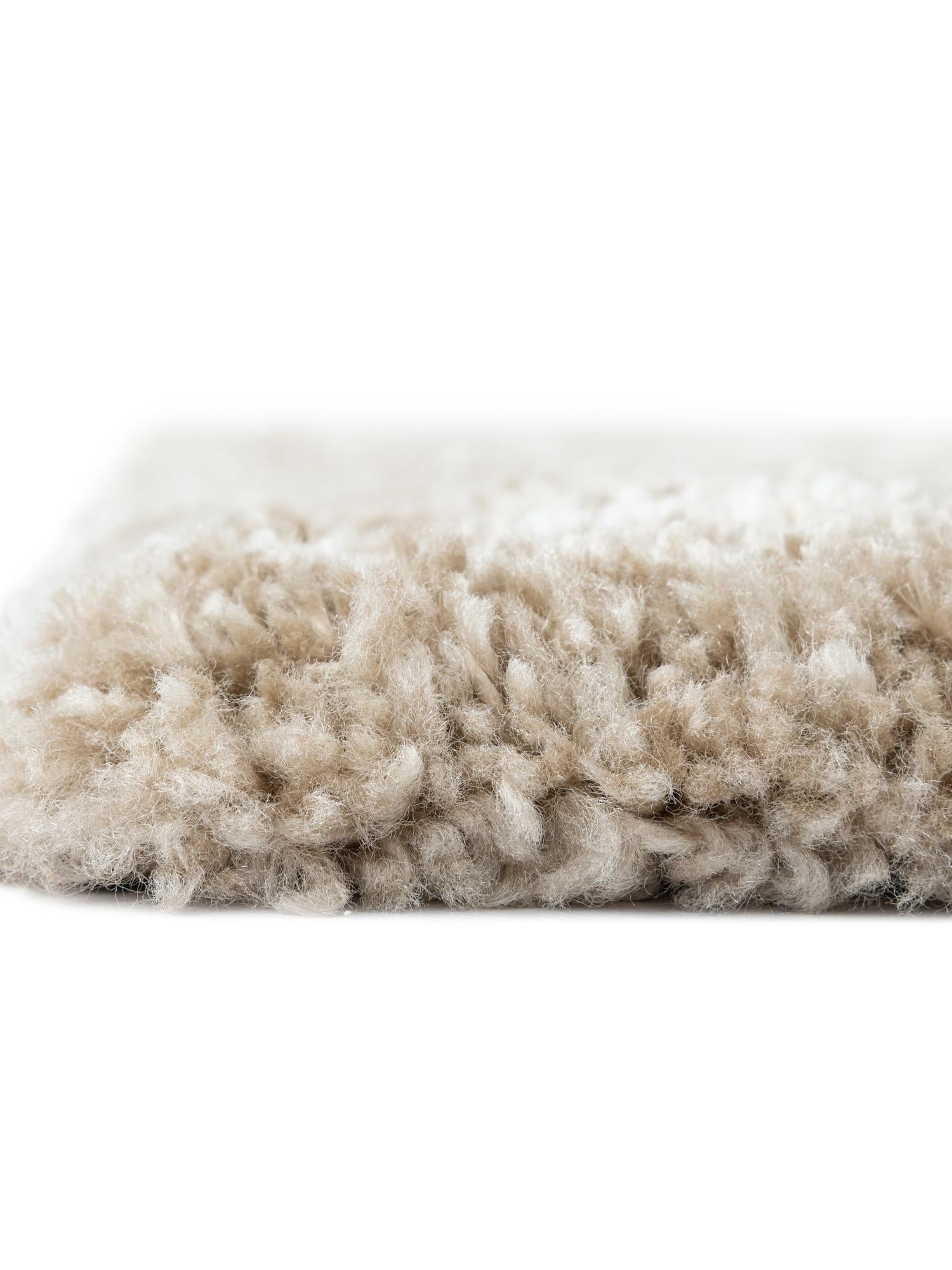 Taupe 4' 1 x 6' 1 Rabat Shag Rectangle Area Rug Thick Soft Touch Fluffy & Plush Shaggy Pile Durable Geometric Carpet for Luxury Interior Design for Sale at Rug Engine