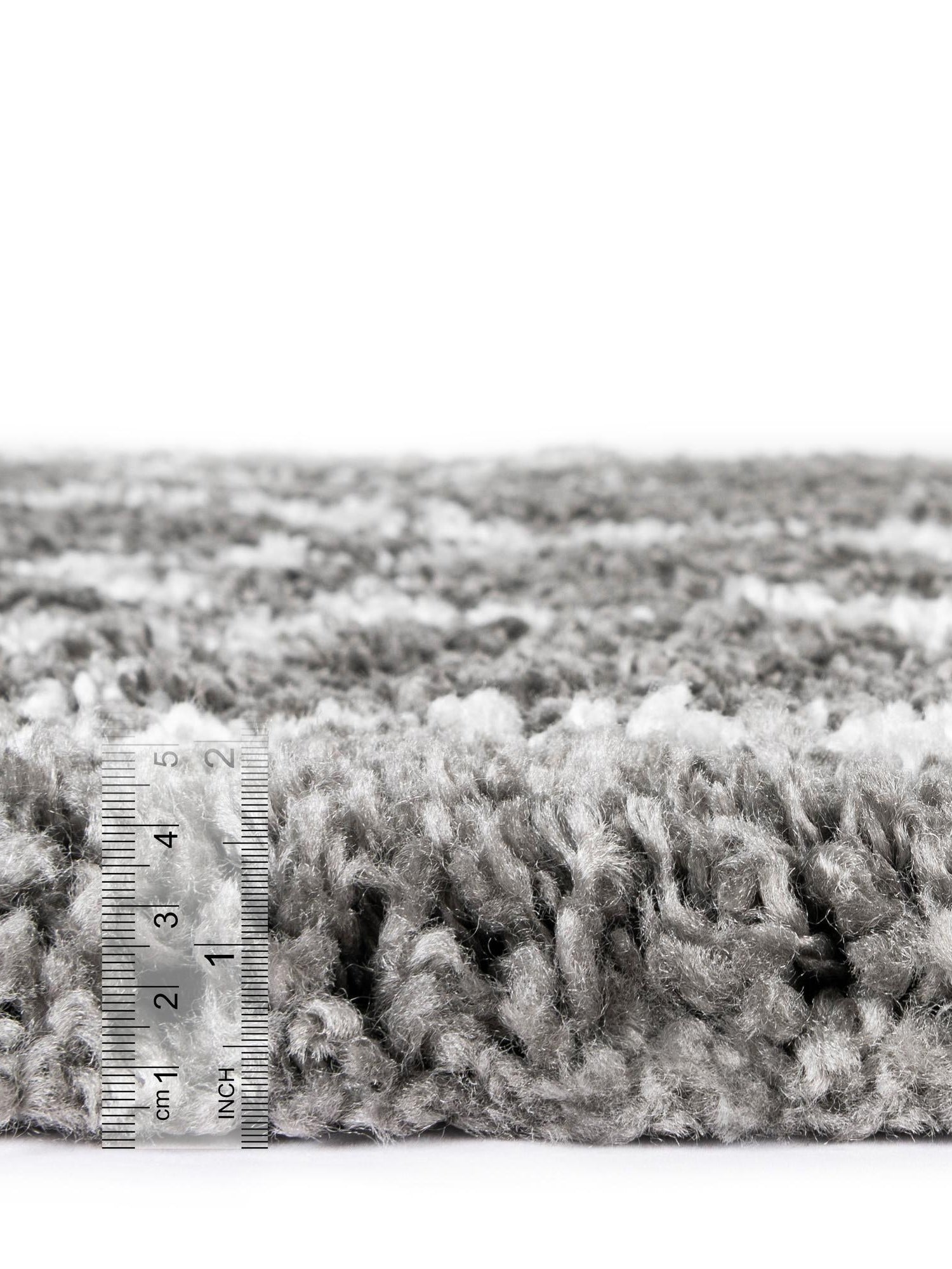 Gray 5' 1 x 8' Rabat Shag Rectangle Area Rug Thick Soft Touch Fluffy & Plush Shaggy Pile Durable Geometric Carpet for Luxury Interior Design for Sale at Rug Engine