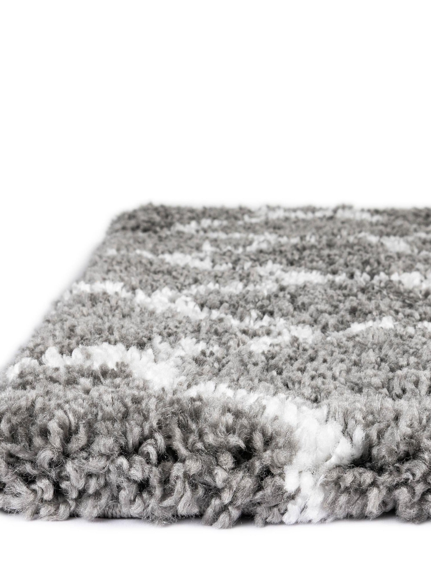 Gray 9' x 12' 2 Rabat Shag Rectangle Area Rug Thick Soft Touch Fluffy & Plush Shaggy Pile Durable Geometric Carpet for Luxury Interior Design for Sale at Rug Engine