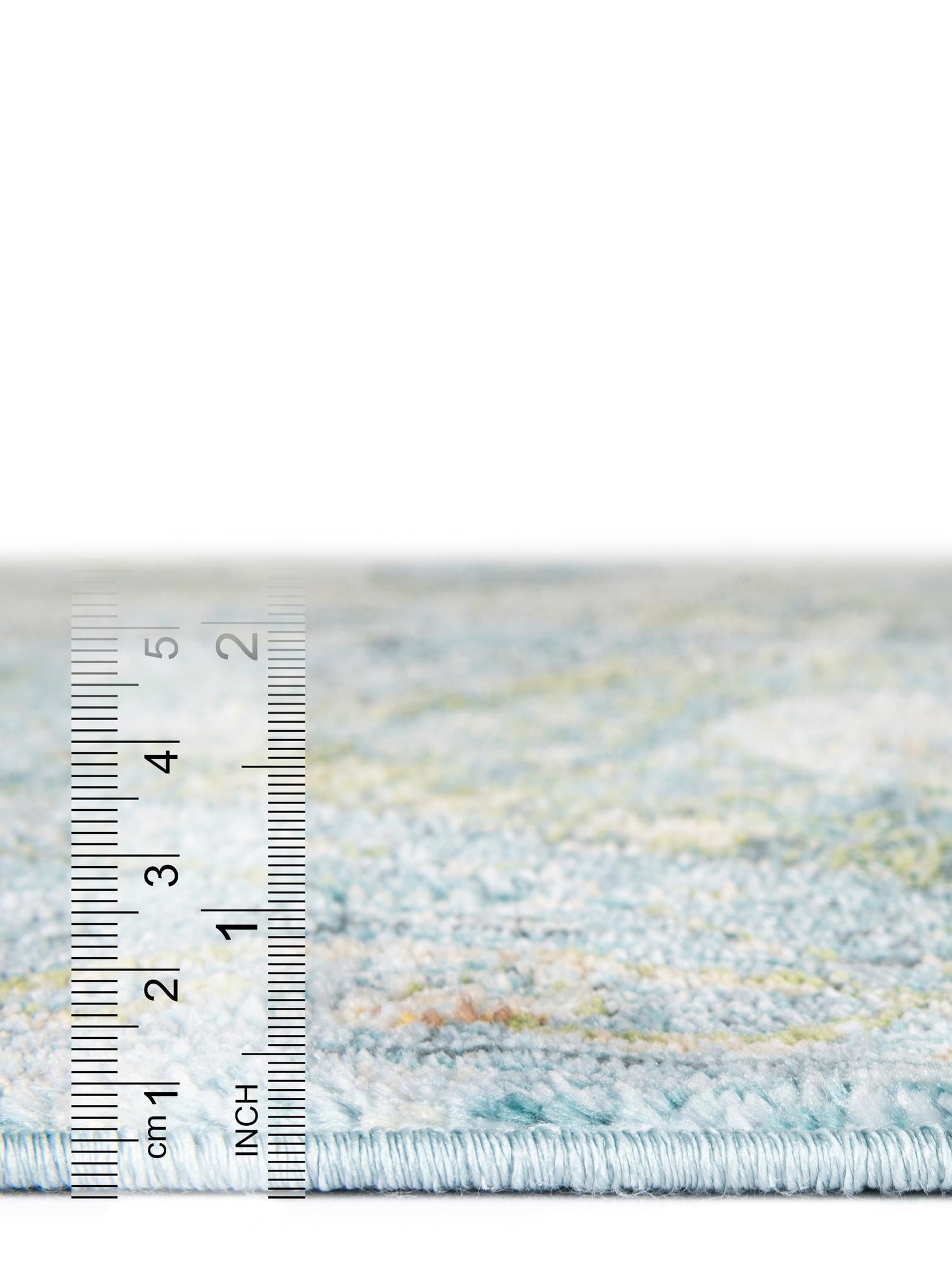 Light Blue 4' 3 x 6' 1 Baracoa Rectangle Area Rug 100% Polypropylene Distressed Vintage Living Dining Room Office Traditional Carpet for Sale at Rug Engine