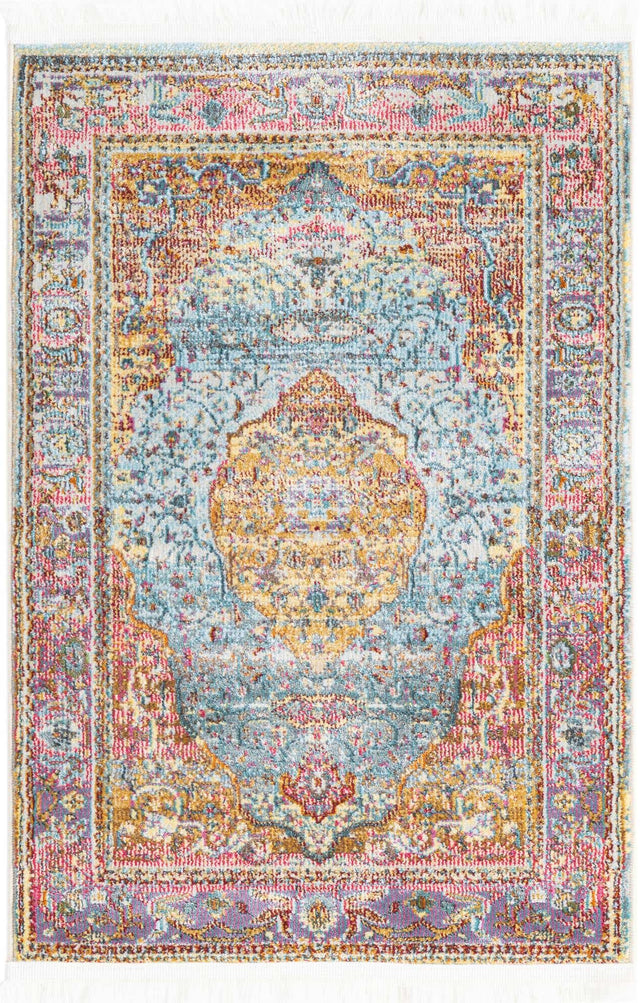 Light Blue 2' 2 x 3' 1 Baracoa Rectangle Rug