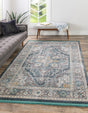 Gray 5' 5 x 8' Baracoa Rectangle Area Rug 100% Polypropylene Distressed Vintage Living Dining Room Office Traditional Carpet for Sale at Rug Engine