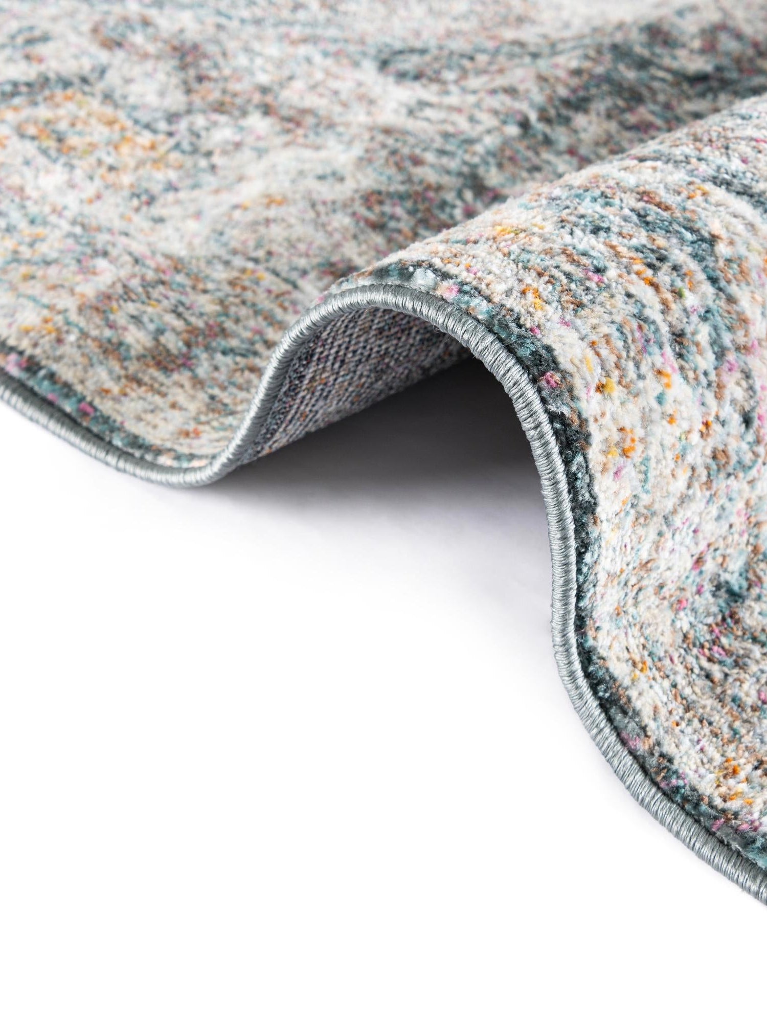 Gray 8' x 11' Baracoa Rectangle Area Rug 100% Polypropylene Distressed Vintage Living Dining Room Office Traditional Carpet for Sale at Rug Engine