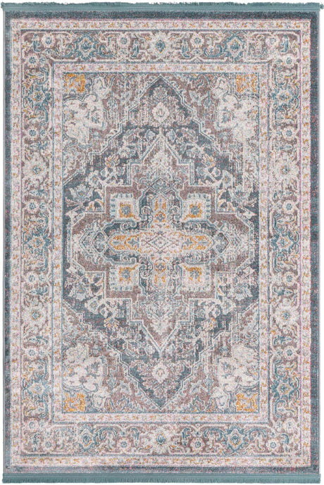 Gray 4' 3 x 6' 1 Baracoa Rectangle Area Rug 100% Polypropylene Distressed Vintage Living Dining Room Office Traditional Carpet for Sale at Rug Engine